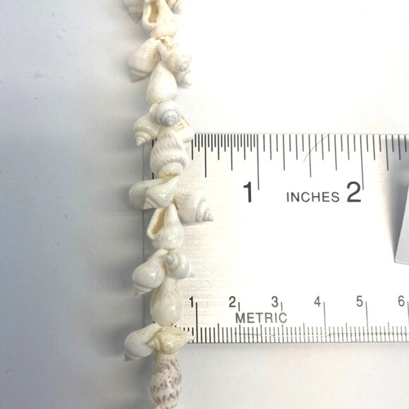 Handmade Made in Phillipines Sea Shell Boho Necklace - 34in - Picture 5 of 6